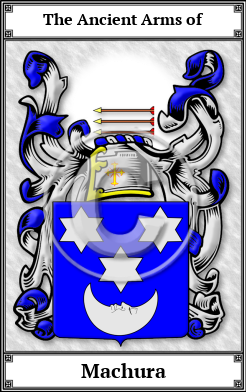 Machura Family Crest Download (JPG)  Book Plated - 150 DPI