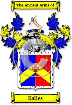 Kalles Family Crest Download (jpg) Legacy Series - 150 DPI