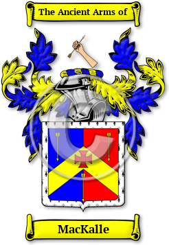 MacKalle Family Crest Download (jpg) Legacy Series - 150 DPI