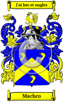 Machco Family Crest/Coat of Arms