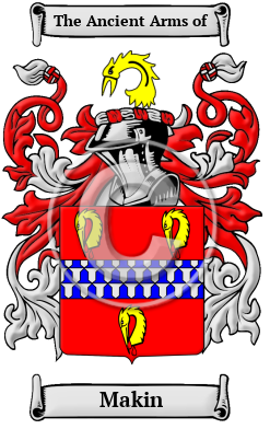 Makin Family Crest/Coat of Arms
