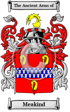 Meakind Family Crest/Coat of Arms
