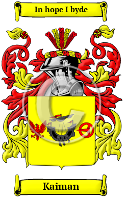 Kaiman Family Crest/Coat of Arms