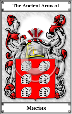 Macias Family Crest Download (JPG) Book Plated - 600 DPI