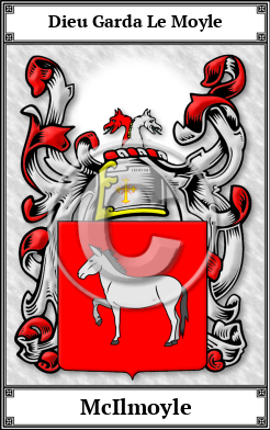 McIlmoyle Family Crest Download (JPG)  Book Plated - 150 DPI