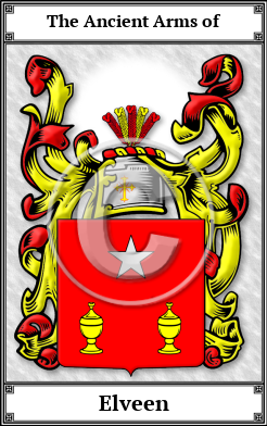Elveen Family Crest Download (JPG)  Book Plated - 150 DPI