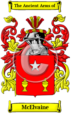 McElvaine Family Crest Download (JPG) Heritage Series - 600 DPI