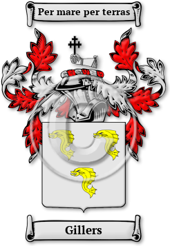 Gillers Family Crest Download (jpg) Legacy Series - 150 DPI
