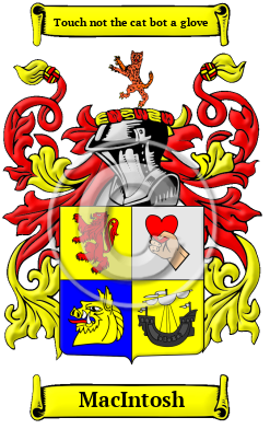 MacIntosh Family Crest Download (JPG) Heritage Series - 600 DPI