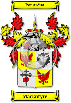 MacEntyre Family Crest Download (jpg) Legacy Series - 150 DPI