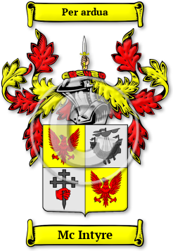 Mc Intyre Family Crest Download (jpg) Legacy Series - 150 DPI