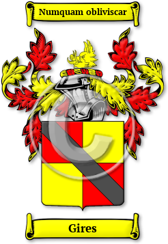 Gires Family Crest Download (jpg) Legacy Series - 150 DPI