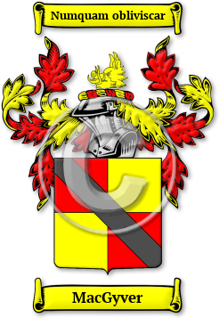 MacGyver Family Crest Download (jpg) Legacy Series - 150 DPI