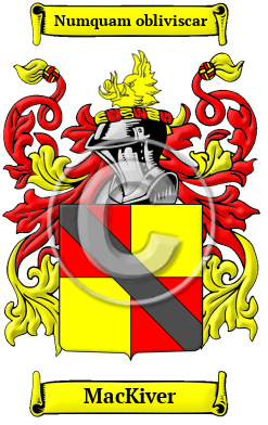 MacKiver Family Crest/Coat of Arms
