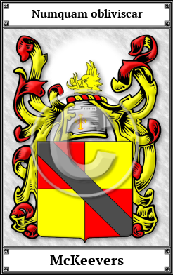 McKeevers Family Crest Download (JPG) Book Plated - 600 DPI