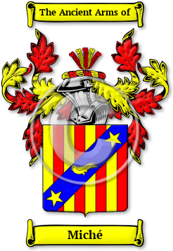 Miché Family Crest Download (jpg) Legacy Series - 150 DPI