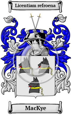 MacKye Family Crest Download (JPG) Heritage Series - 600 DPI
