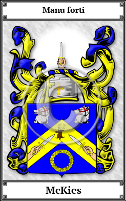 McKies Family Crest Download (JPG)  Book Plated - 150 DPI