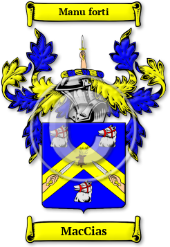 MacCias Family Crest Download (JPG) Legacy Series - 600 DPI