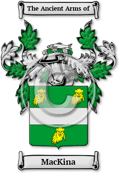 MacKina Family Crest Download (JPG) Legacy Series - 600 DPI