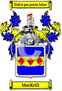 MacKrill Family Crest Download (JPG) Legacy Series - 600 DPI