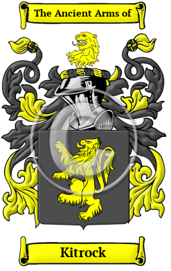Kitrock Family Crest/Coat of Arms