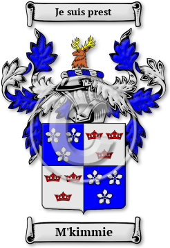 M'kimmie Family Crest Download (JPG) Legacy Series - 600 DPI