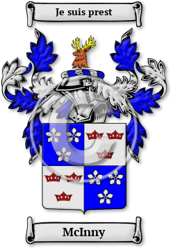 McInny Family Crest Download (jpg) Legacy Series - 150 DPI