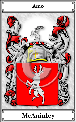 McAninley Family Crest Download (JPG) Book Plated - 600 DPI