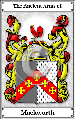 Mackworth Family Crest Download (JPG)  Book Plated - 150 DPI