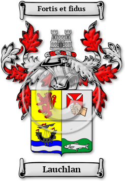 Lauchlan Family Crest Download (jpg) Legacy Series - 150 DPI