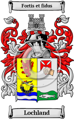 Lochland Family Crest/Coat of Arms