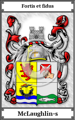 McLaughlin-s Family Crest Download (JPG) Book Plated - 600 DPI