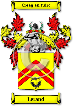 Lerand Family Crest Download (jpg) Legacy Series - 150 DPI