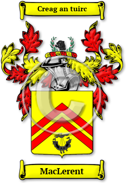 MacLerent Family Crest Download (JPG) Legacy Series - 600 DPI