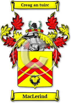 MacLerind Family Crest Download (jpg) Legacy Series - 150 DPI