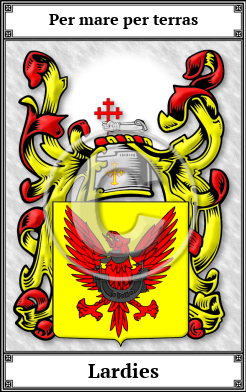 Lardies Family Crest Download (JPG) Book Plated - 600 DPI