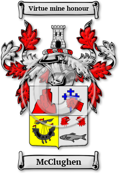 McClughen Family Crest Download (jpg) Legacy Series - 150 DPI