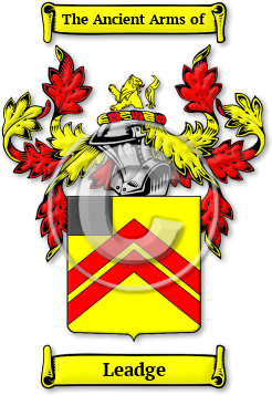 Leadge Family Crest Download (jpg) Legacy Series - 150 DPI