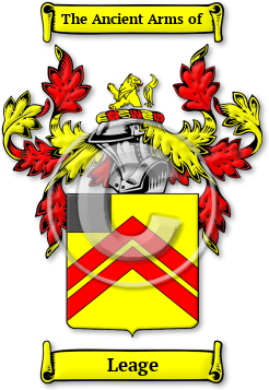 Leage Family Crest Download (jpg) Legacy Series - 150 DPI