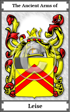 Leise Family Crest Download (JPG)  Book Plated - 150 DPI