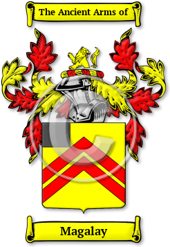Magalay Family Crest Download (jpg) Legacy Series - 150 DPI