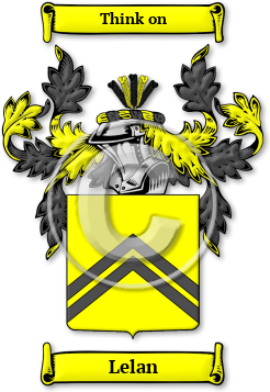 Lelan Family Crest Download (jpg) Legacy Series - 150 DPI