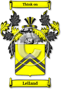 Lelland Family Crest Download (jpg) Legacy Series - 150 DPI