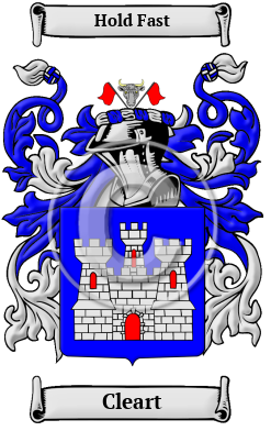 Cleart Family Crest/Coat of Arms