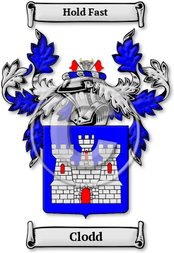 Clodd Family Crest Download (jpg) Legacy Series - 150 DPI