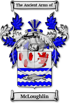 McLoughlin Family Crest Download (jpg) Legacy Series - 150 DPI