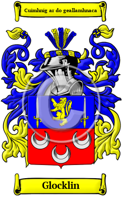 Glocklin Family Crest/Coat of Arms