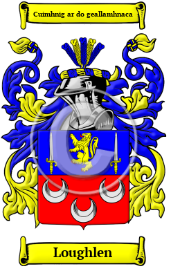 Loughlen Family Crest/Coat of Arms
