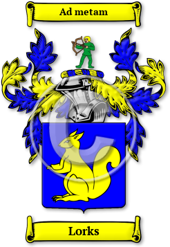 Lorks Family Crest Download (jpg) Legacy Series - 150 DPI